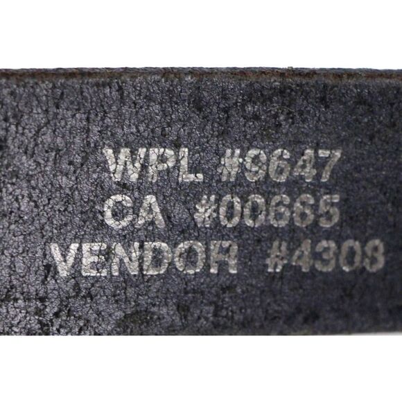 Eddie Bauer BLACK GENUINE LEATHER 1.25"Wd CASUAL DRESS MEN'S BELT Sz 38 (28D - Picture 9 of 15